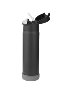 Botella de Agua Aislada TSURUYA 532ml con Pajilla y Doble Pared