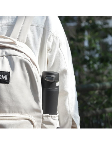 Botella de Agua Aislada TSURUYA 532ml con Pajilla y Doble Pared