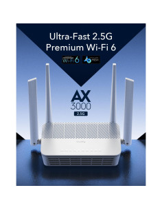 Router Cudy AX3000 WiFi 6 Doble Banda 2.5Gbps 4 Antenas 2