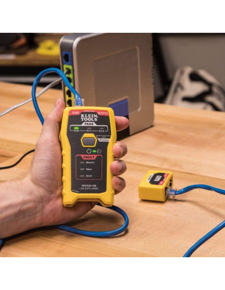 Crimpadora Modular Klein Tools VDV226-110 + Probador LAN VDV526-100