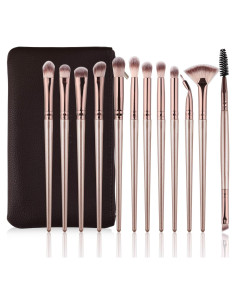 Set de Pinceles de Maquillaje Daubigny 12 PCS para Ojos