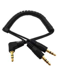 Cable Divisor de Audio Estéreo Qaoquda 3.5mm Macho a 2 Machos