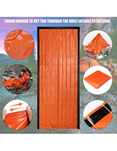 Saco de Dormir de Emergencia DIBBATU 2/4/6/8 Unidades