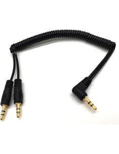 Cable Divisor de Audio Estéreo Qaoquda 3.5mm Macho a 2 Machos 2