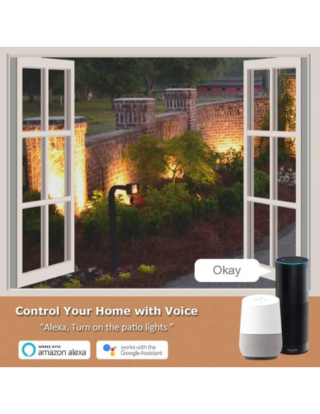 Enchufe Inteligente TESSAN IP44 3 Tomas Control WiFi