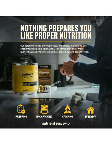 Mezcla de Huevos en Polvo Nutrient Survival 70 Huevos 33 Nutrientes