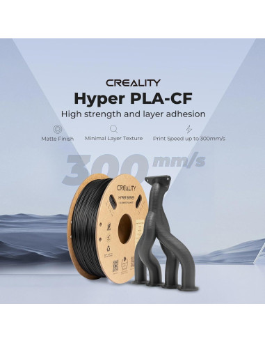 Filamento Fibra de Carbono Creality 1.75mm Amarillo Grisáceo