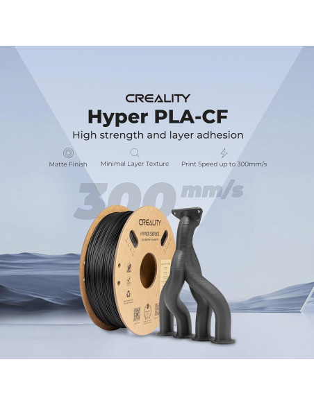 Filamento Fibra de Carbono Creality 1.75mm Amarillo Grisáceo