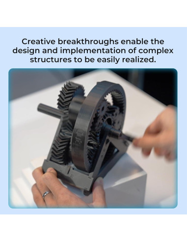 Filamento Fibra de Carbono Creality 1.75mm Amarillo Grisáceo