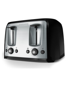 Tostadora BLACK+DECKER 4 Rebanadas 1400W Ranuras Anchas