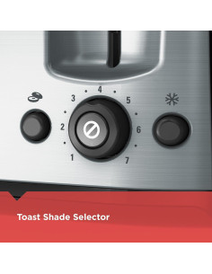 Tostadora BLACK+DECKER 4 Rebanadas 1400W Ranuras Anchas 2