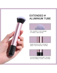 Conjunto de Brochas de Maquillaje BS-MALL 16 Piezas Morado 2