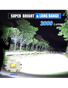 Linterna LED Sunitact ST1476 2000 Lúmenes Recargable IP67 2