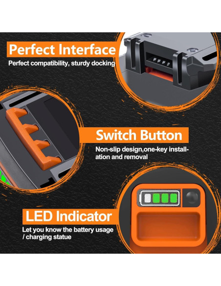 Batería de Litio FSKE 40V 3.5Ah para Black & Decker