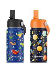 Botella de Agua Fimibuke para Niños 396ml Doble Pared