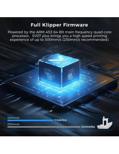 Impresora 3D Sovol SV07 Plus 300x300x350mm Klipper 2