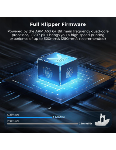 Impresora 3D Sovol SV07 Plus 300x300x350mm Klipper