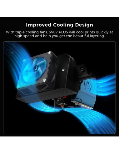 Impresora 3D Sovol SV07 Plus 300x300x350mm Klipper