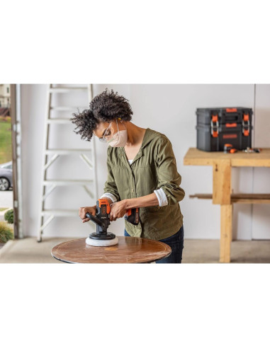Kit de Pulido BLACK+DECKER MATRIX 20V, 3500 RPM, Naranja