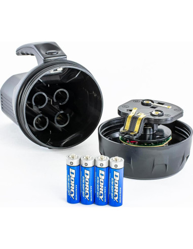 Linterna de Mano Dorcy 9 LED con 4 Baterías AA