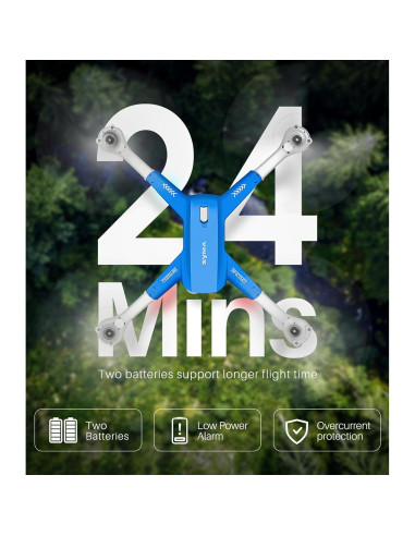 Drone SYMA EX800W con cámara 1080P y 2 baterías