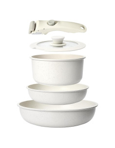 Conjunto de Ollas y Sartenes GiPP 5 Piezas Antiadherente