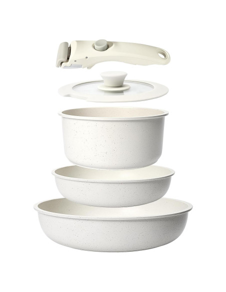 Conjunto de Ollas y Sartenes GiPP 5 Piezas Antiadherente