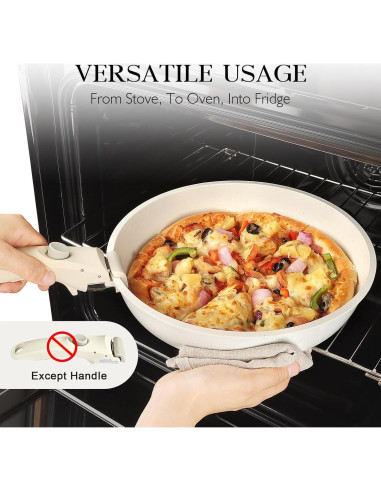 Conjunto de Ollas y Sartenes GiPP 5 Piezas Antiadherente