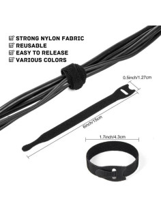 Organizador de Cables OneLeaf 120 Piezas 15,24 cm 5 Colores 2