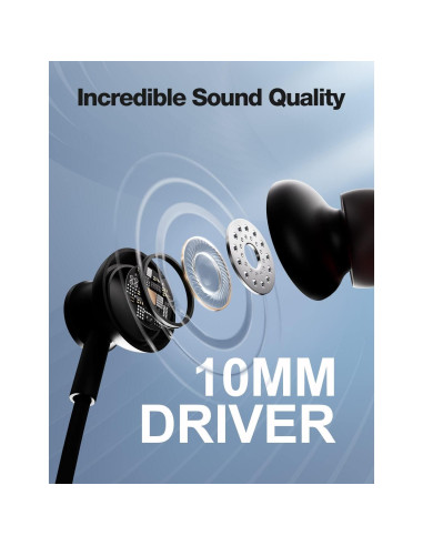 Auriculares Bluetooth Rythflo WH01 Inalámbricos IPX7 30h