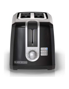 Tostadora 2 Rebanadas BLACK+DECKER T2569B 850W Ranuras Anchas