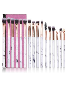 Conjunto de Brochas de Maquillaje para Ojos DUAIU 16Pcs Sintéticas