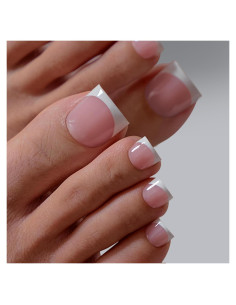 Uñas de Pie Cuadradas BTArtbox - Kit de 30 Uñas Curables