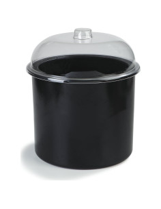 Crock Aislado para Helado Carlisle 3 Galones Negro