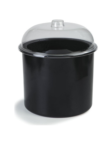 Crock Aislado para Helado Carlisle 3 Galones Negro