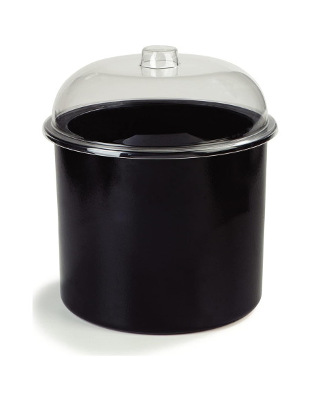 Crock Aislado para Helado Carlisle 3 Galones Negro