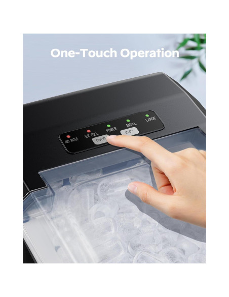 Fabricador de Hielo HOMEZAY 9 Cubos en 6 Minutos 11,79 kg