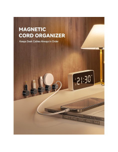 Organizador de Cables Magnético JOYROOM 9 Piezas Negro 2