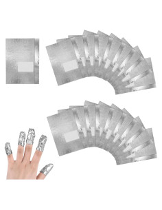 Papel de Aluminio para Quitar Esmalte Giantree 200 Pcs