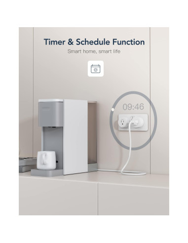 Enchufe Inteligente GNCC GSP01 Wi-Fi 2.4G Control Remoto