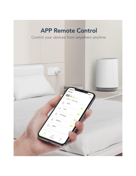 Enchufe Inteligente GNCC GSP01 Wi-Fi 2.4G Control Remoto