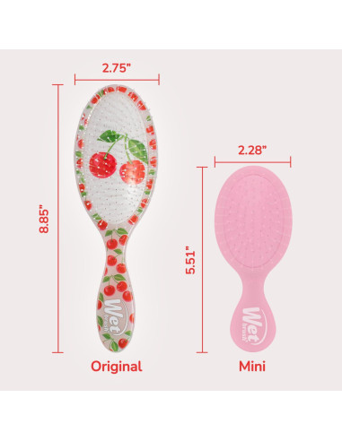 Cepillo Desenredante Wet Brush Original Cereza Tutti Fruitti