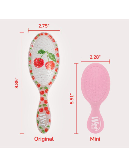 Cepillo Desenredante Wet Brush Original Cereza Tutti Fruitti