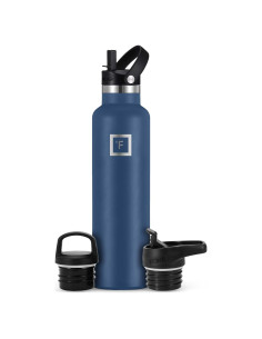 Botella de Agua IRON FLASK 24 Oz Acero Inoxidable Azul