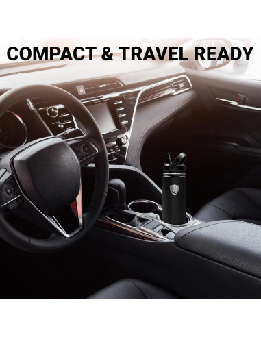 Botella de Agua Aqua Armour 0.63L Acero Inoxidable Doble Pared