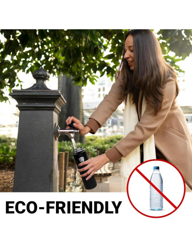 Botella de Agua Aqua Armour 0.63L Acero Inoxidable Doble Pared