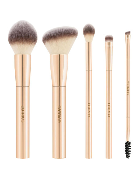Set de Brochas Esenciales Pro Catrice | 5 Piezas Veganas Set de Brochas Esenciales Pro Catrice | 5 Piezas Veganas