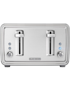 Tostadora 4 Rebanadas BLACK+DECKER Acero Inoxidable TR4900SSD 2