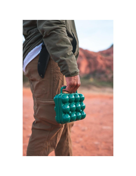 Contenedor de Huevos Stansport Verde para 12 Huevos