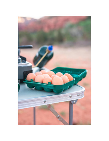 Contenedor de Huevos Stansport Verde para 12 Huevos